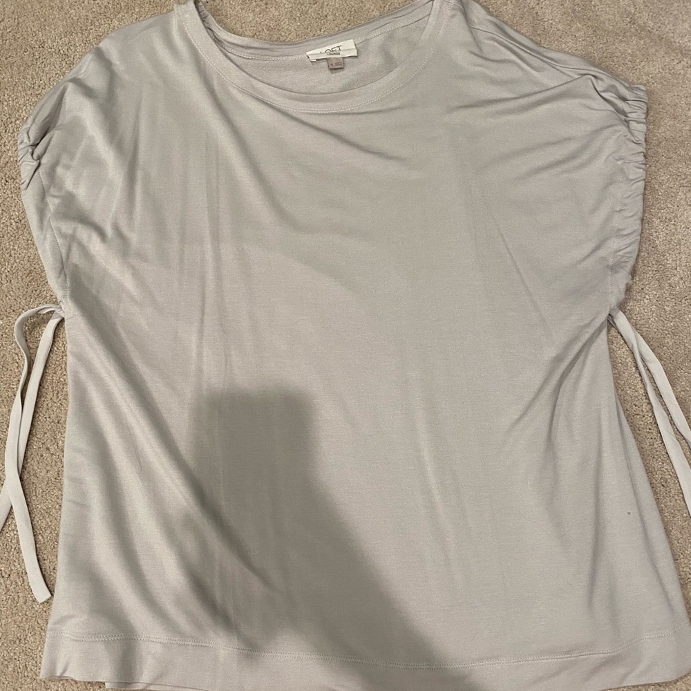 Gray dress top